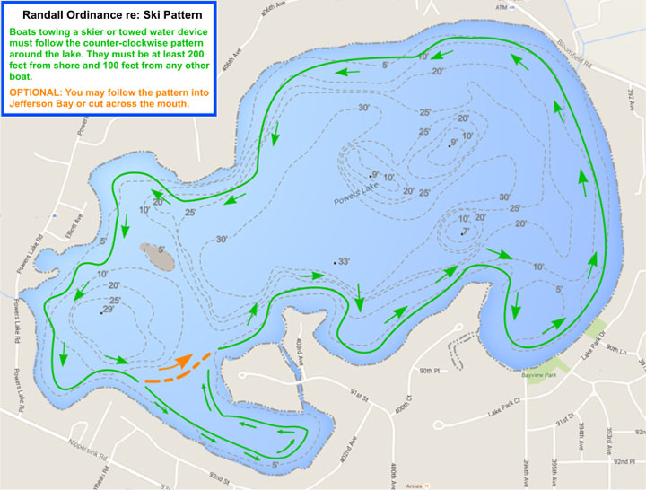 District of Powers Lake Ski Map District of Powers Lake Ski Map
