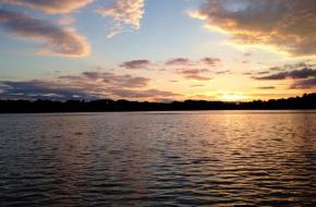 Beautiful Sunrise over Powers Lake, WI